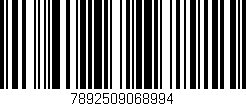 Código de barras (EAN, GTIN, SKU, ISBN): '7892509068994'