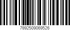 Código de barras (EAN, GTIN, SKU, ISBN): '7892509069526'