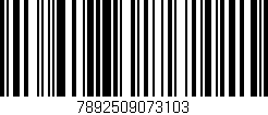 Código de barras (EAN, GTIN, SKU, ISBN): '7892509073103'
