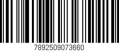 Código de barras (EAN, GTIN, SKU, ISBN): '7892509073660'
