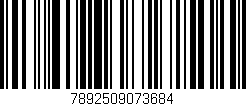 Código de barras (EAN, GTIN, SKU, ISBN): '7892509073684'