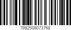 Código de barras (EAN, GTIN, SKU, ISBN): '7892509073769'