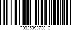 Código de barras (EAN, GTIN, SKU, ISBN): '7892509073813'