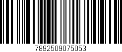 Código de barras (EAN, GTIN, SKU, ISBN): '7892509075053'
