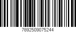 Código de barras (EAN, GTIN, SKU, ISBN): '7892509075244'