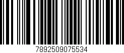Código de barras (EAN, GTIN, SKU, ISBN): '7892509075534'