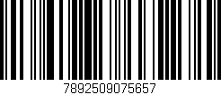Código de barras (EAN, GTIN, SKU, ISBN): '7892509075657'