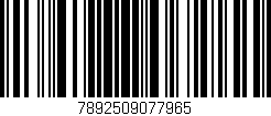 Código de barras (EAN, GTIN, SKU, ISBN): '7892509077965'