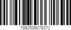 Código de barras (EAN, GTIN, SKU, ISBN): '7892509079372'
