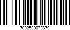 Código de barras (EAN, GTIN, SKU, ISBN): '7892509079679'