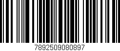 Código de barras (EAN, GTIN, SKU, ISBN): '7892509080897'