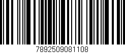 Código de barras (EAN, GTIN, SKU, ISBN): '7892509081108'