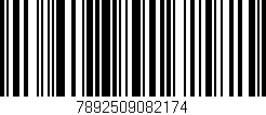 Código de barras (EAN, GTIN, SKU, ISBN): '7892509082174'