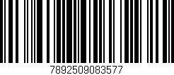 Código de barras (EAN, GTIN, SKU, ISBN): '7892509083577'