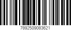 Código de barras (EAN, GTIN, SKU, ISBN): '7892509083621'