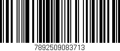 Código de barras (EAN, GTIN, SKU, ISBN): '7892509083713'