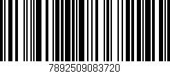 Código de barras (EAN, GTIN, SKU, ISBN): '7892509083720'