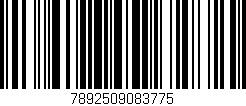 Código de barras (EAN, GTIN, SKU, ISBN): '7892509083775'