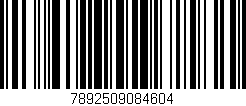 Código de barras (EAN, GTIN, SKU, ISBN): '7892509084604'