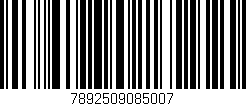 Código de barras (EAN, GTIN, SKU, ISBN): '7892509085007'