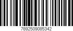 Código de barras (EAN, GTIN, SKU, ISBN): '7892509085342'