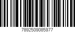Código de barras (EAN, GTIN, SKU, ISBN): '7892509085977'
