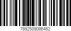 Código de barras (EAN, GTIN, SKU, ISBN): '7892509086462'