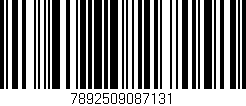 Código de barras (EAN, GTIN, SKU, ISBN): '7892509087131'