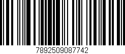 Código de barras (EAN, GTIN, SKU, ISBN): '7892509087742'