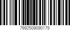 Código de barras (EAN, GTIN, SKU, ISBN): '7892509090179'