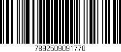 Código de barras (EAN, GTIN, SKU, ISBN): '7892509091770'
