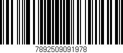Código de barras (EAN, GTIN, SKU, ISBN): '7892509091978'