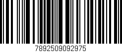 Código de barras (EAN, GTIN, SKU, ISBN): '7892509092975'