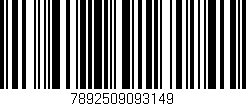 Código de barras (EAN, GTIN, SKU, ISBN): '7892509093149'