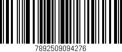 Código de barras (EAN, GTIN, SKU, ISBN): '7892509094276'