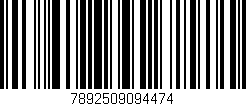 Código de barras (EAN, GTIN, SKU, ISBN): '7892509094474'