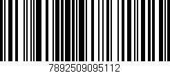 Código de barras (EAN, GTIN, SKU, ISBN): '7892509095112'