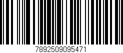 Código de barras (EAN, GTIN, SKU, ISBN): '7892509095471'