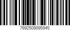 Código de barras (EAN, GTIN, SKU, ISBN): '7892509095945'