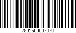 Código de barras (EAN, GTIN, SKU, ISBN): '7892509097079'