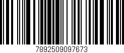 Código de barras (EAN, GTIN, SKU, ISBN): '7892509097673'