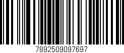 Código de barras (EAN, GTIN, SKU, ISBN): '7892509097697'