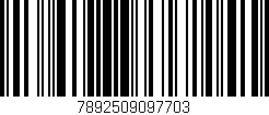 Código de barras (EAN, GTIN, SKU, ISBN): '7892509097703'
