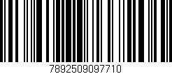 Código de barras (EAN, GTIN, SKU, ISBN): '7892509097710'