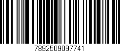 Código de barras (EAN, GTIN, SKU, ISBN): '7892509097741'