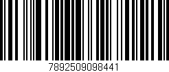 Código de barras (EAN, GTIN, SKU, ISBN): '7892509098441'