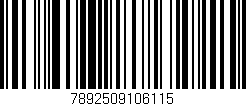 Código de barras (EAN, GTIN, SKU, ISBN): '7892509106115'