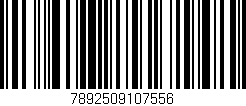 Código de barras (EAN, GTIN, SKU, ISBN): '7892509107556'