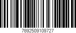 Código de barras (EAN, GTIN, SKU, ISBN): '7892509109727'