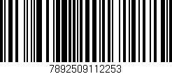 Código de barras (EAN, GTIN, SKU, ISBN): '7892509112253'